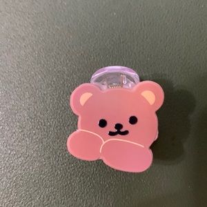 Handmade mini 3D bear claw clip hair